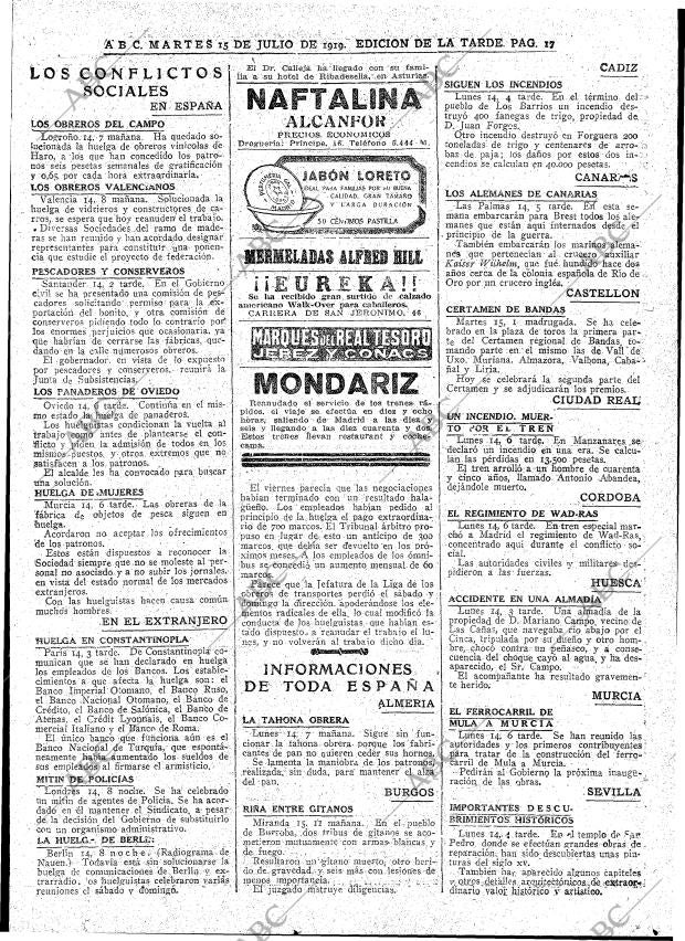 ABC MADRID 15-07-1919 página 17
