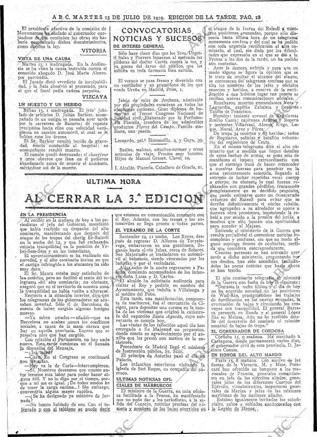 ABC MADRID 15-07-1919 página 18