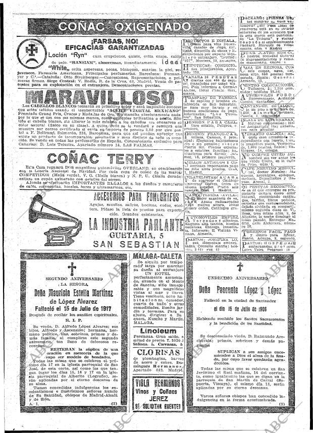 ABC MADRID 15-07-1919 página 20