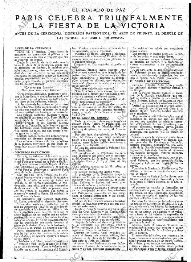 ABC MADRID 15-07-1919 página 9