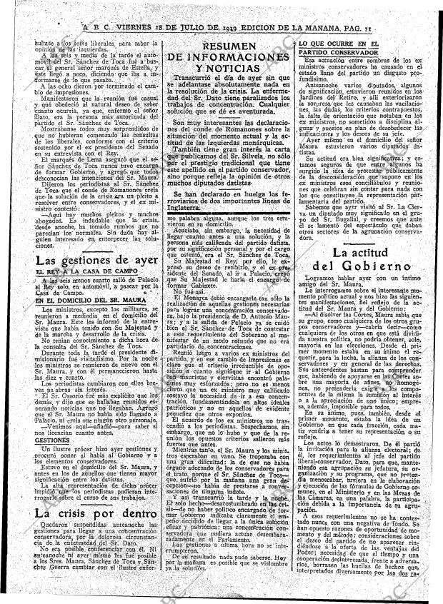 ABC MADRID 18-07-1919 página 11