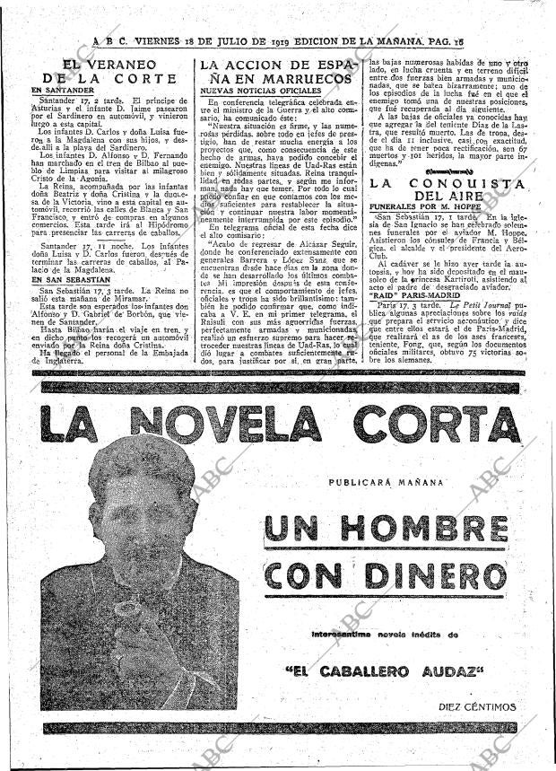 ABC MADRID 18-07-1919 página 16