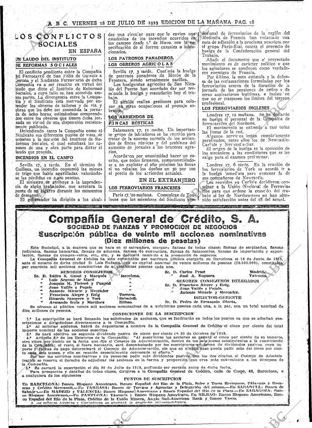 ABC MADRID 18-07-1919 página 18