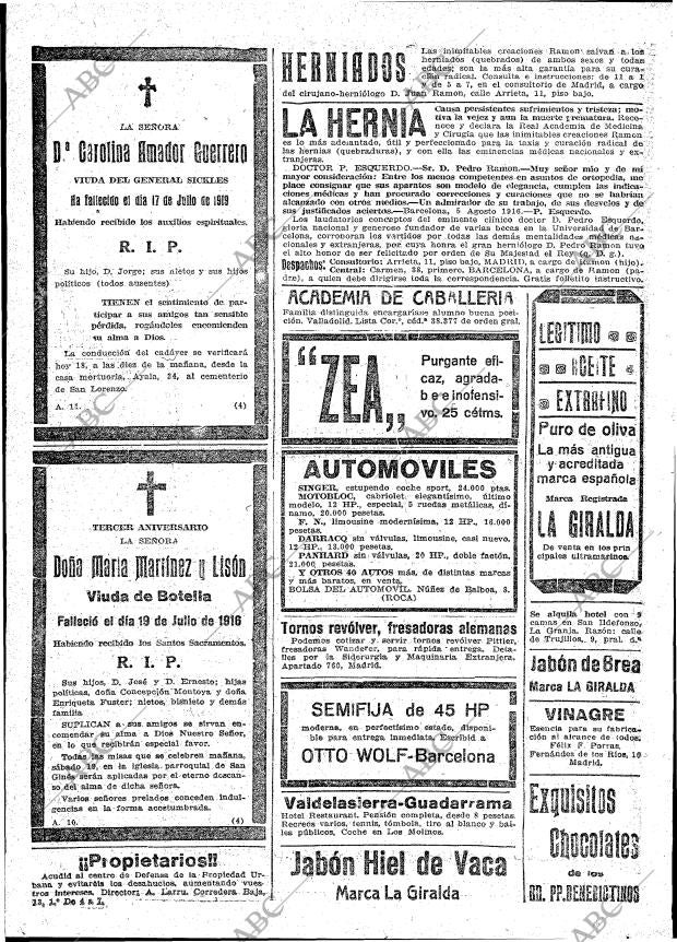 ABC MADRID 18-07-1919 página 28