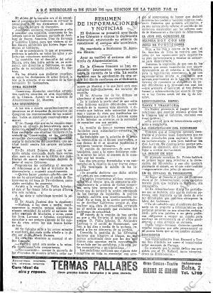 ABC MADRID 23-07-1919 página 11