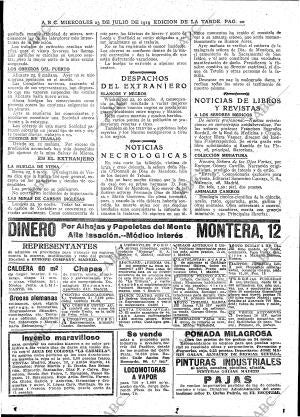 ABC MADRID 23-07-1919 página 20