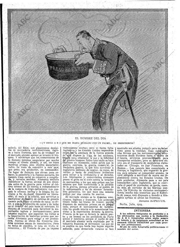 ABC MADRID 23-07-1919 página 6