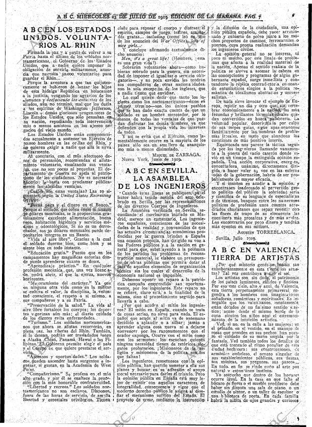 ABC MADRID 23-07-1919 página 7