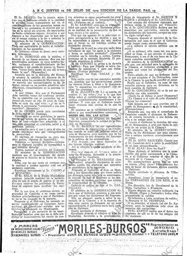 ABC MADRID 24-07-1919 página 13