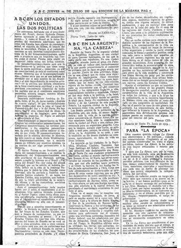 ABC MADRID 24-07-1919 página 7