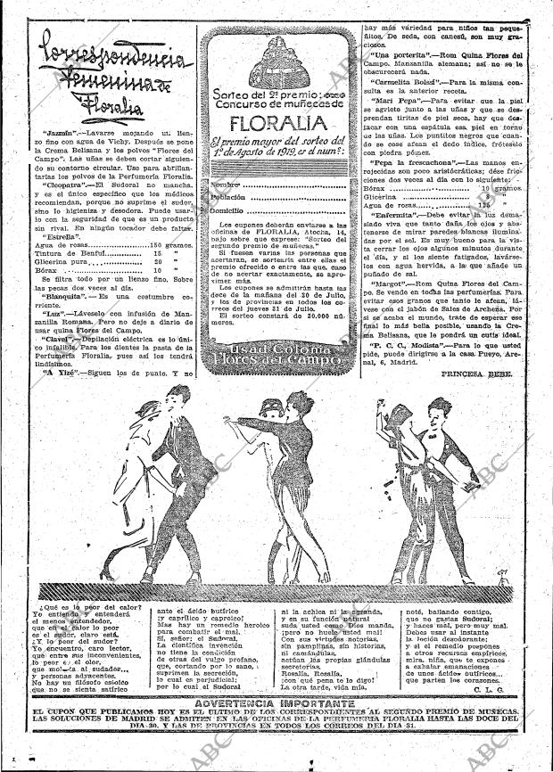 ABC MADRID 25-07-1919 página 12