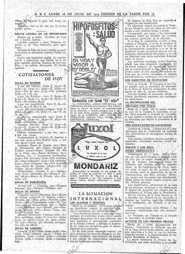 ABC MADRID 28-07-1919 página 17