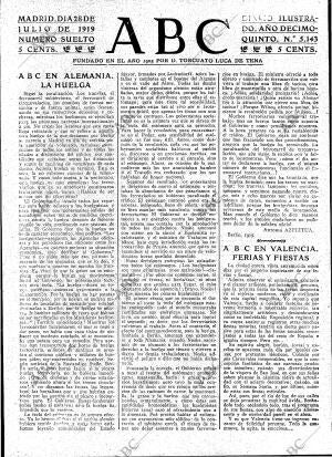 ABC MADRID 28-07-1919 página 3