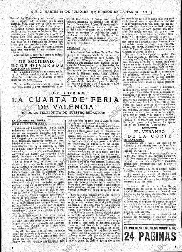 ABC MADRID 29-07-1919 página 15