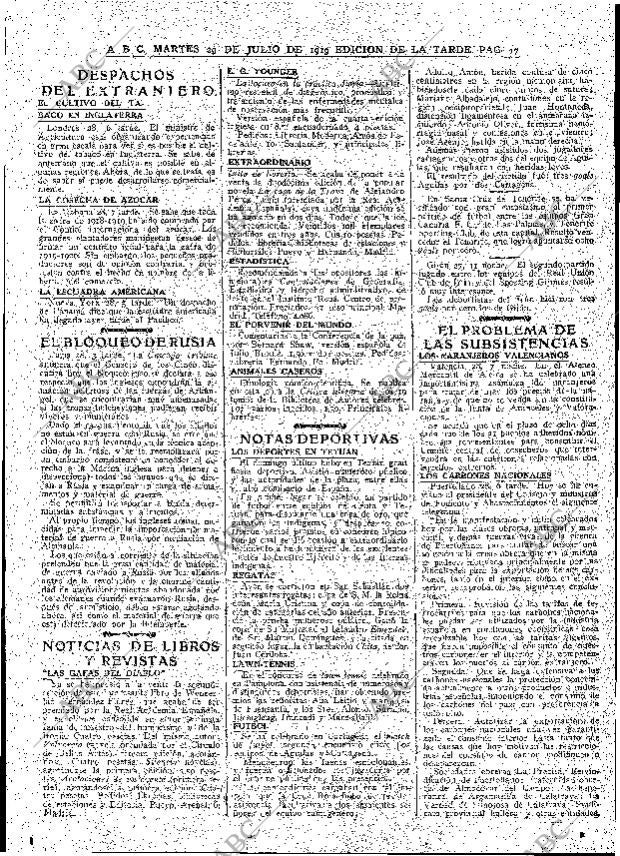 ABC MADRID 29-07-1919 página 17