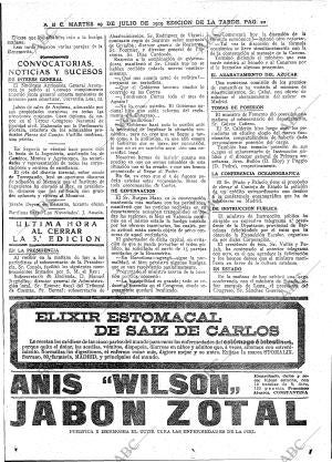ABC MADRID 29-07-1919 página 20