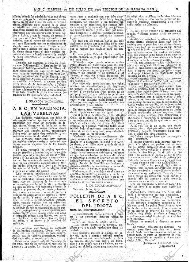 ABC MADRID 29-07-1919 página 7