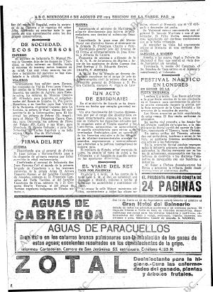 ABC MADRID 06-08-1919 página 14