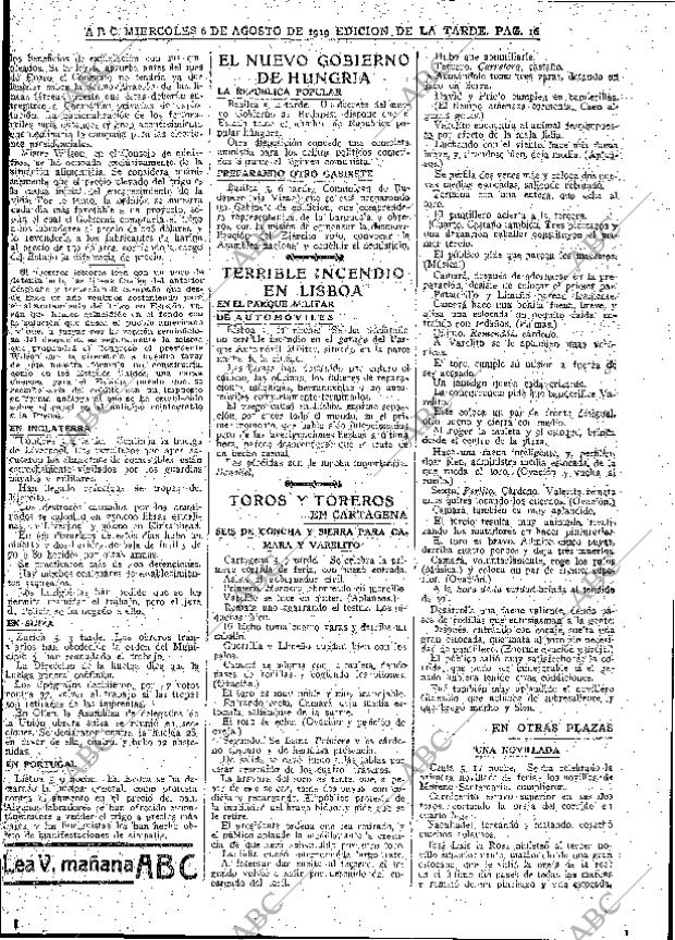 ABC MADRID 06-08-1919 página 16