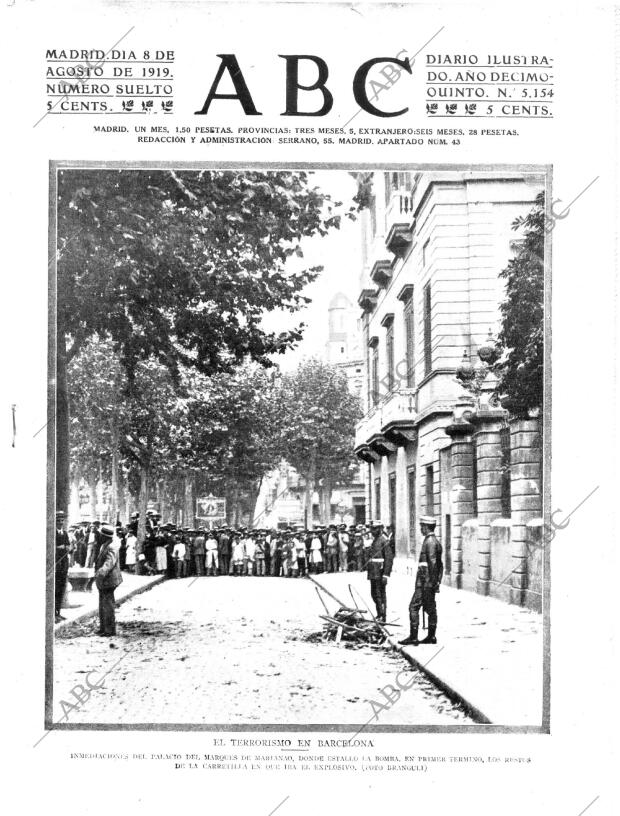 ABC MADRID 08-08-1919 página 1