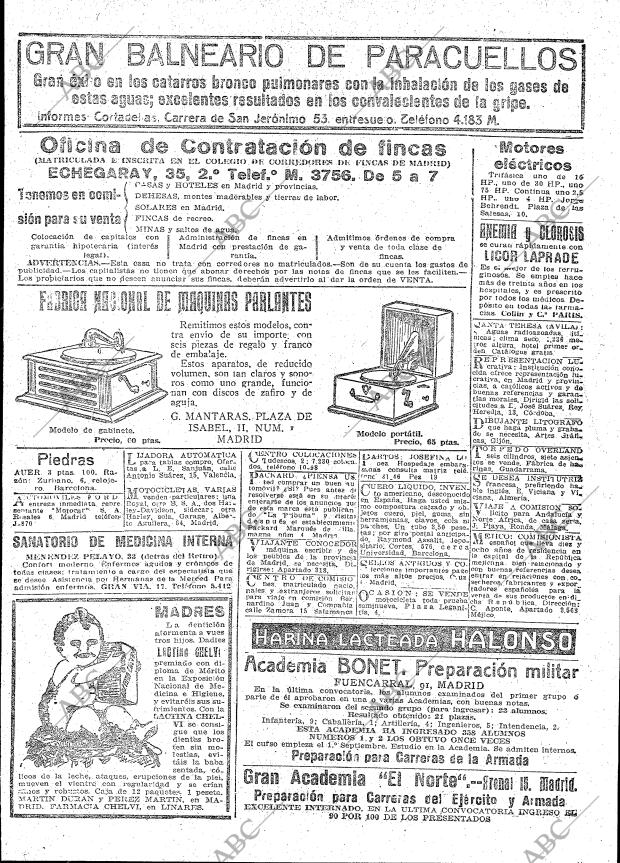 ABC MADRID 08-08-1919 página 22
