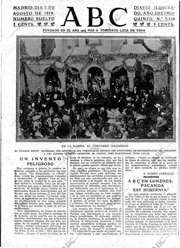 ABC MADRID 08-08-1919 página 3