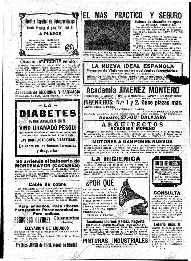 ABC MADRID 11-08-1919 página 23