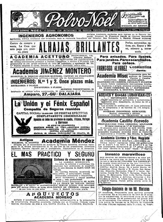 ABC MADRID 13-08-1919 página 2
