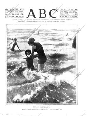 ABC MADRID 14-08-1919 página 1