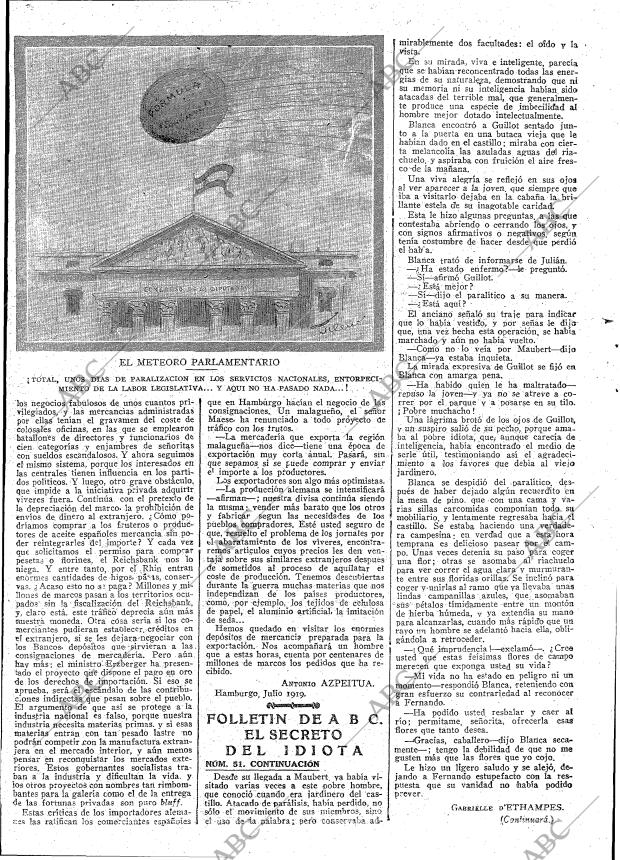ABC MADRID 14-08-1919 página 6