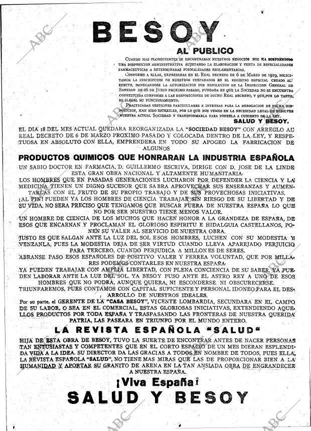 ABC MADRID 15-08-1919 página 10