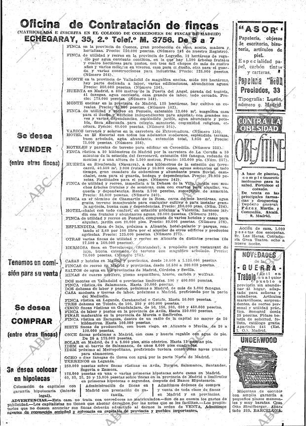 ABC MADRID 15-08-1919 página 20