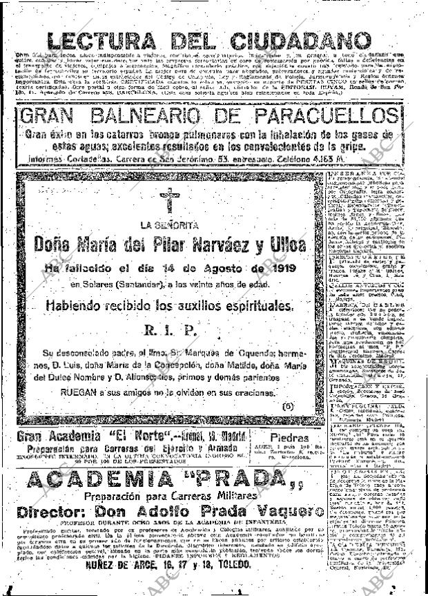 ABC MADRID 16-08-1919 página 22