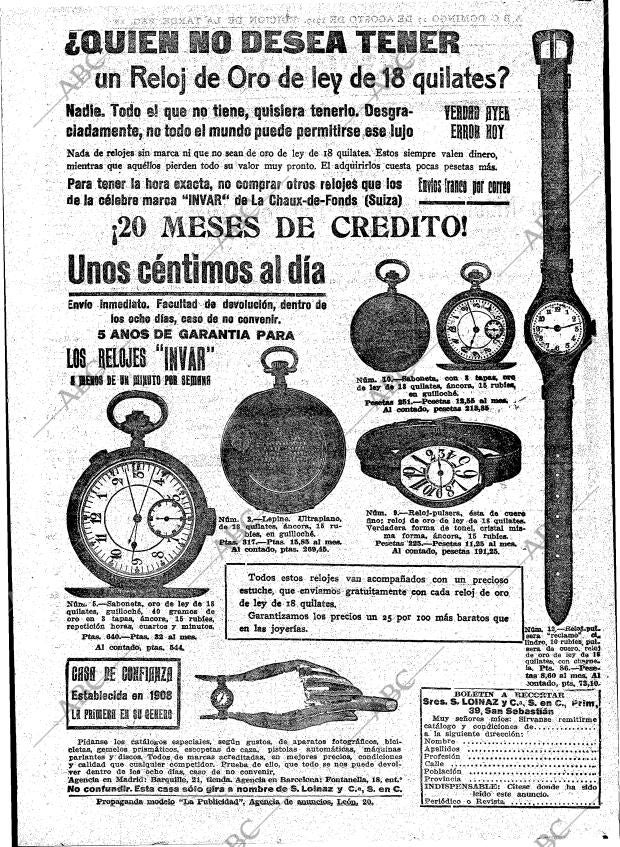 ABC MADRID 17-08-1919 página 19