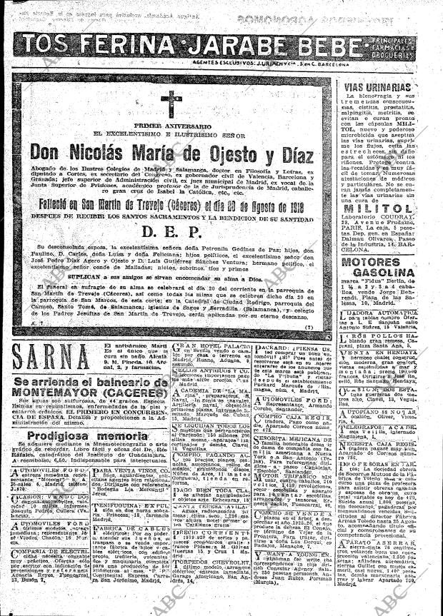 ABC MADRID 17-08-1919 página 20