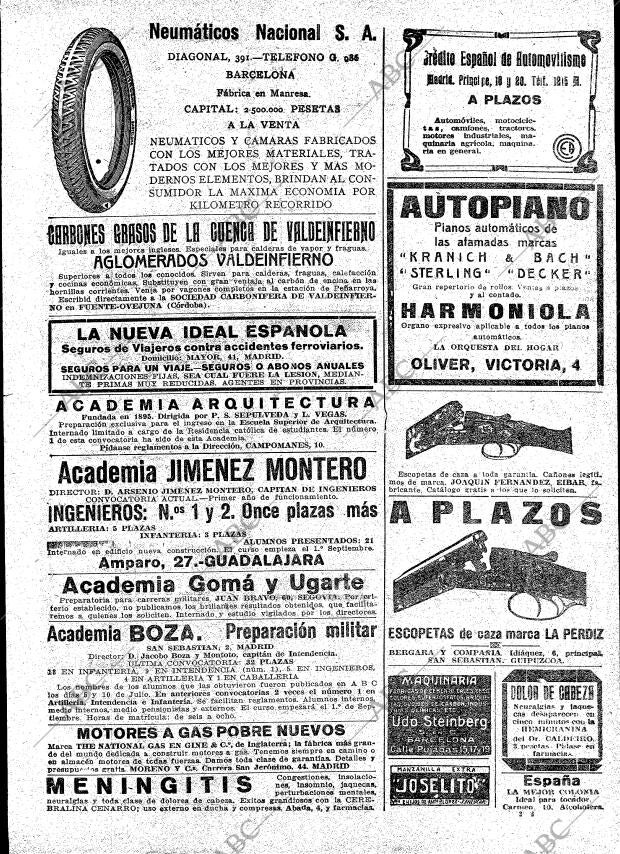 ABC MADRID 17-08-1919 página 23