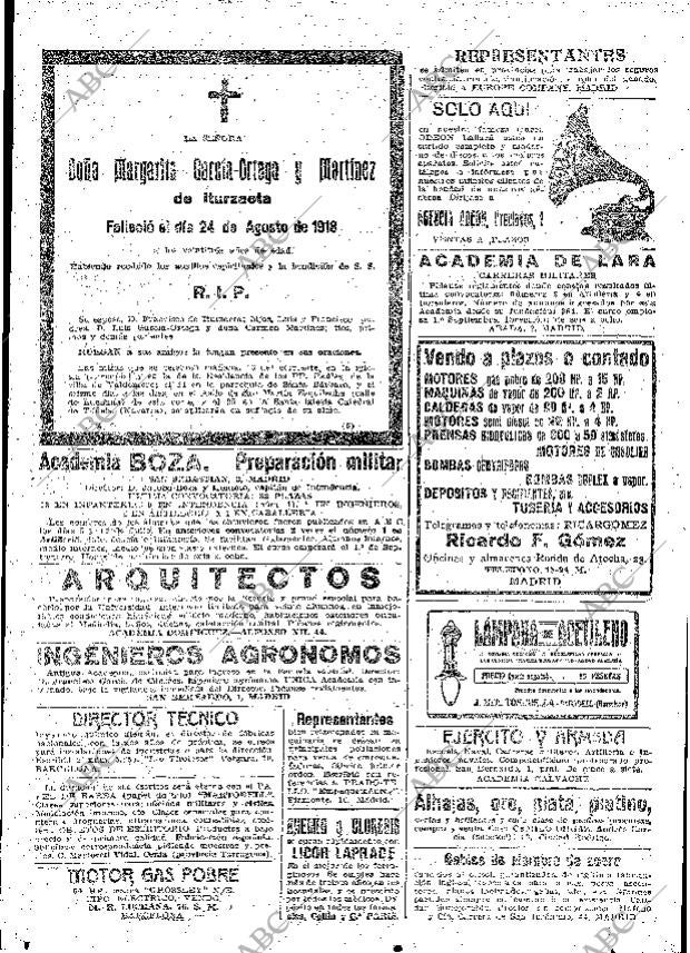 ABC MADRID 22-08-1919 página 22