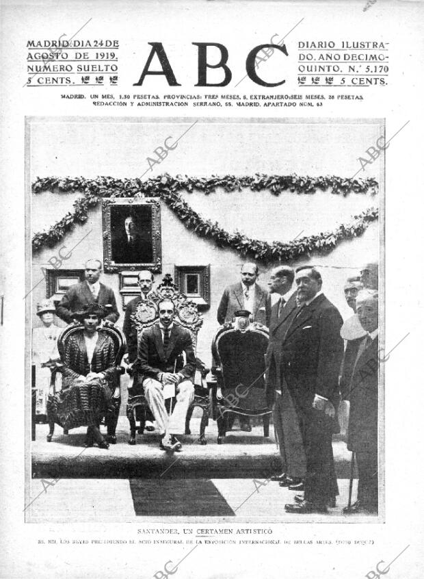 ABC MADRID 24-08-1919 página 1