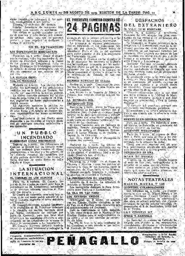 ABC MADRID 25-08-1919 página 11