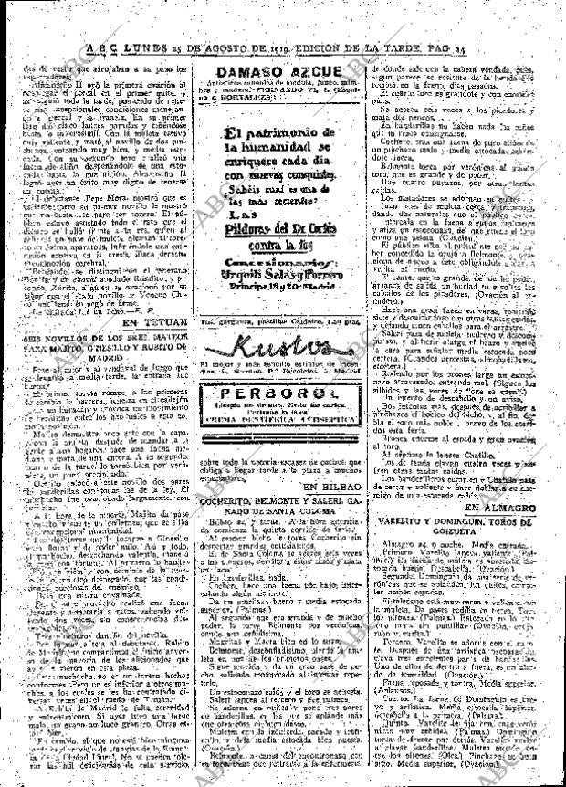 ABC MADRID 25-08-1919 página 14