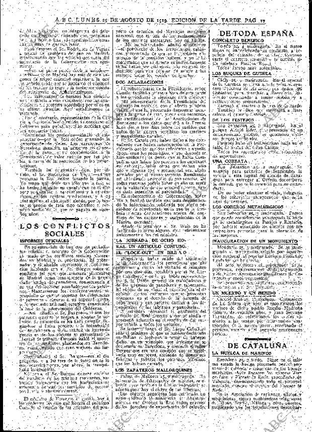 ABC MADRID 25-08-1919 página 17