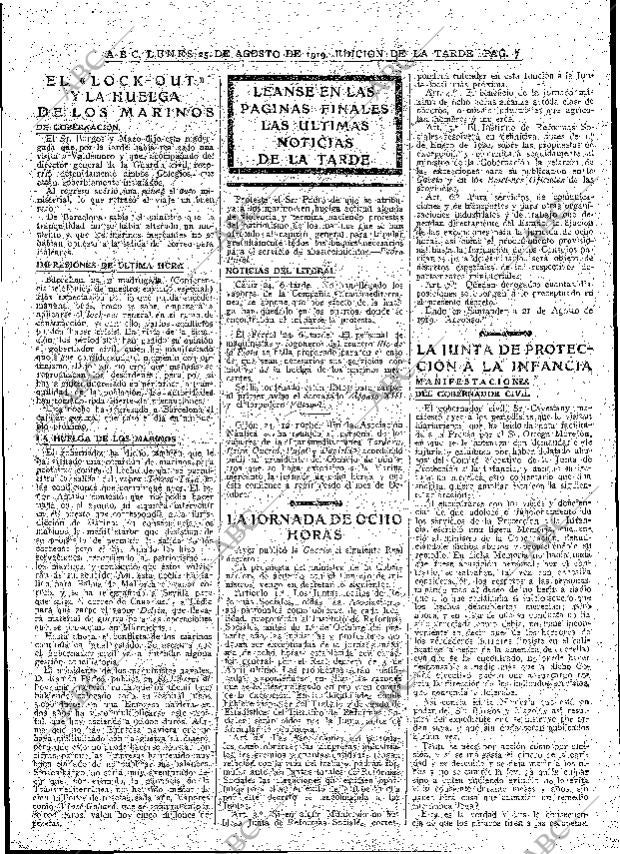 ABC MADRID 25-08-1919 página 7