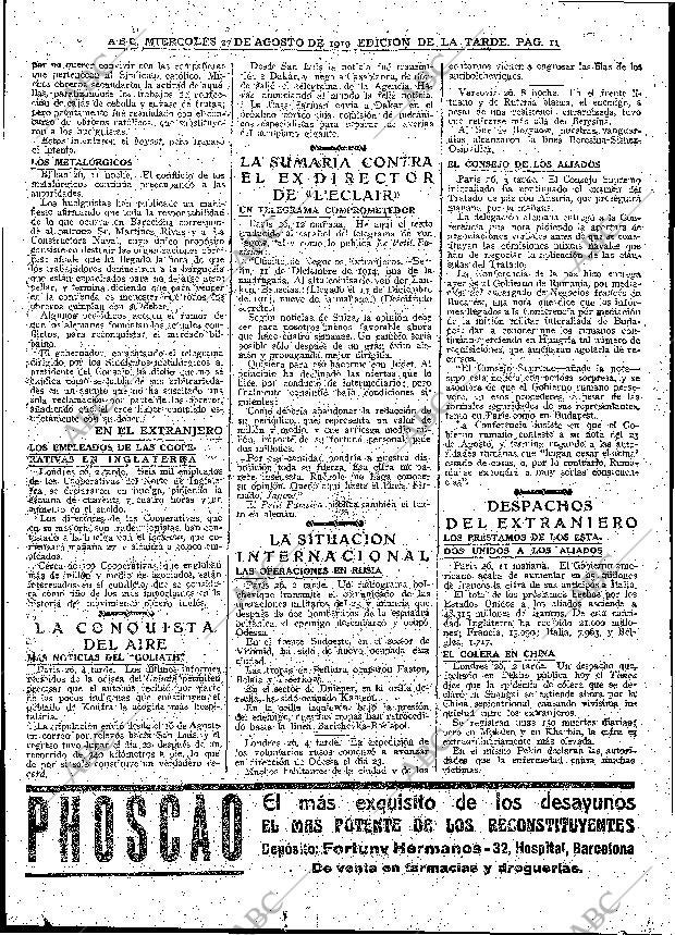 ABC MADRID 27-08-1919 página 11
