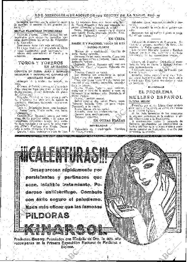 ABC MADRID 27-08-1919 página 12