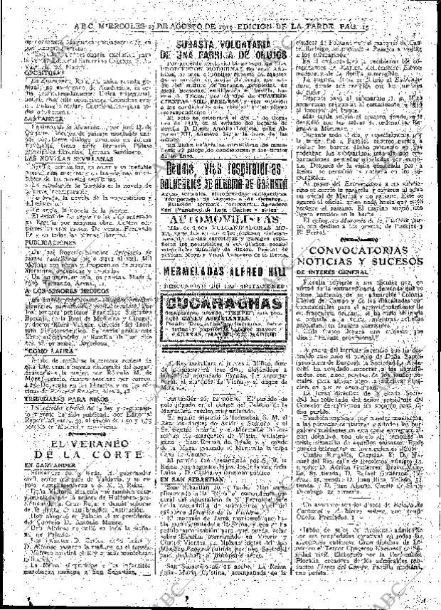 ABC MADRID 27-08-1919 página 15