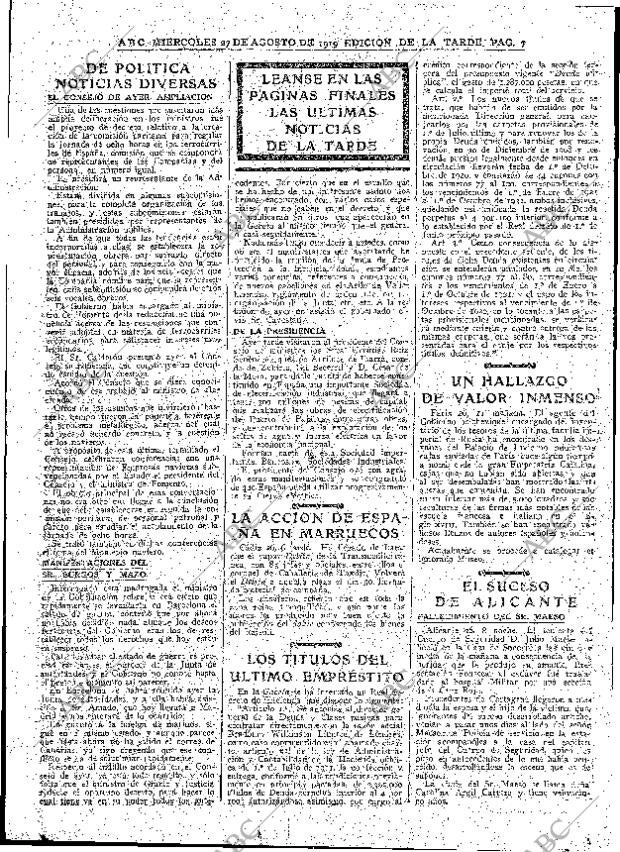 ABC MADRID 27-08-1919 página 7