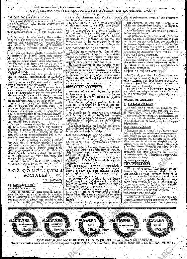 ABC MADRID 27-08-1919 página 9