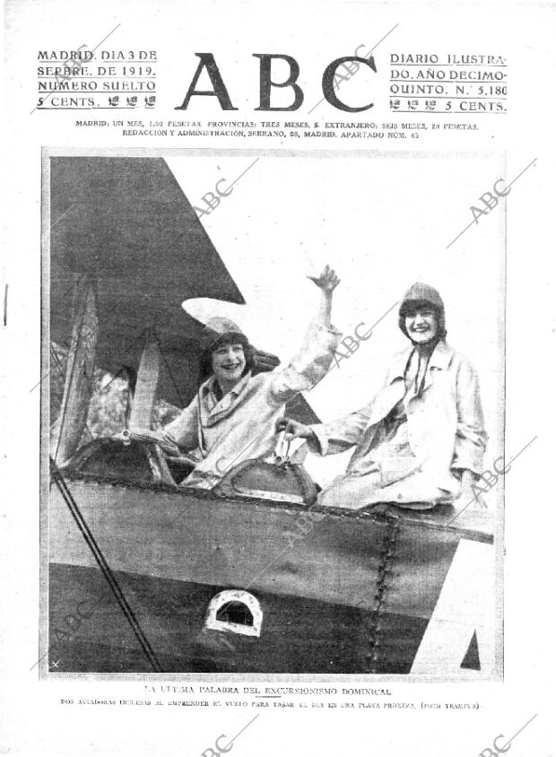 ABC MADRID 03-09-1919 página 1