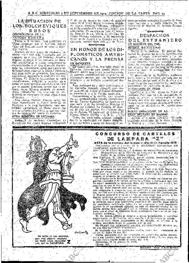 ABC MADRID 03-09-1919 página 12