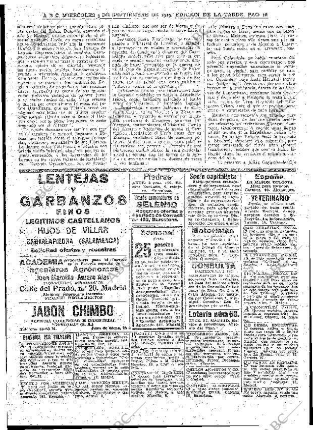 ABC MADRID 03-09-1919 página 16